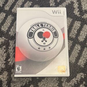 Table Tennis (Wii) - White/Red Game Case